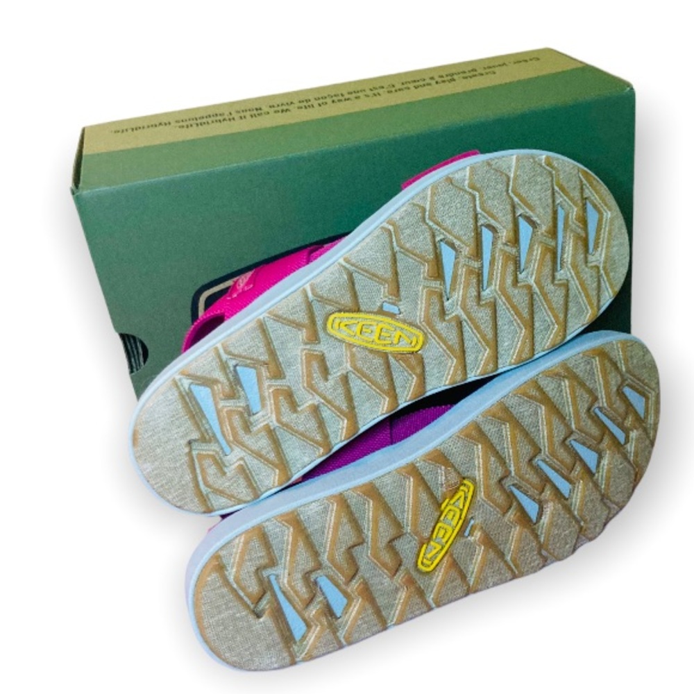 SOLD NWT Keen Pink Peacock & Vapor Elle Arch Support Machine Washable Sandal - Picture 14 of 15